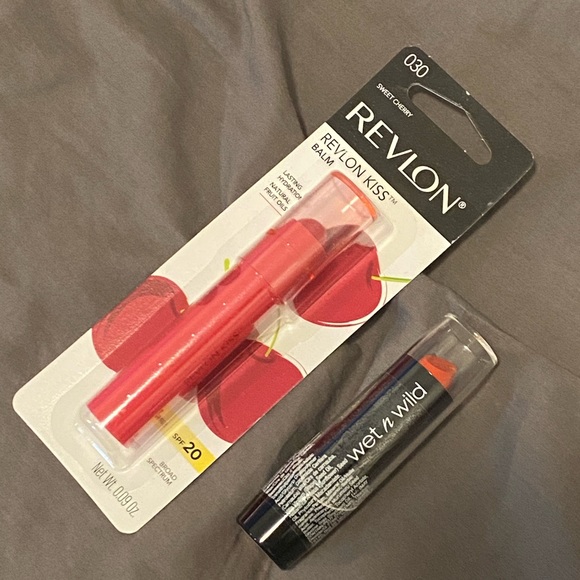 Other - Revlon kiss balm #030 & Wet n wild lipstick #562c